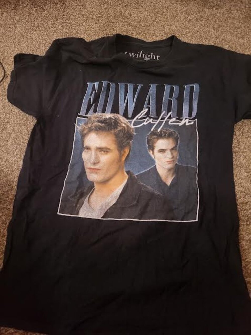 Unisex Twilight Edward Cullent Shirt Size L